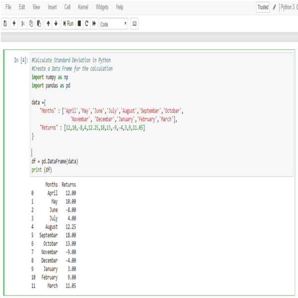 Calculating The Standard Deviation Using R And Python 5912